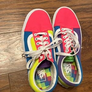 Colorful vans unisex